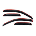 4pcs In Channel Style Sun Rain Window Visors Visor For 194761