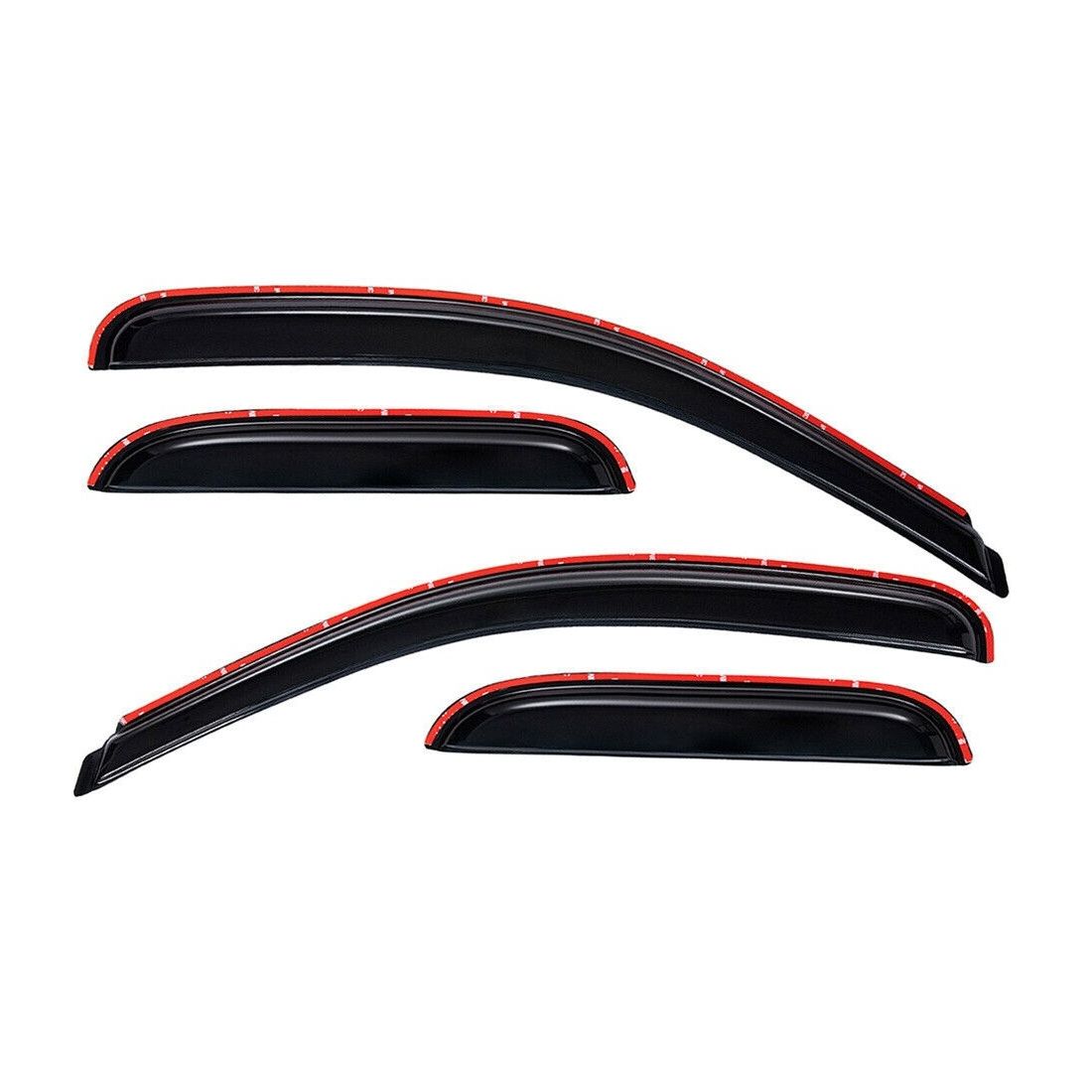4pcs In Channel Style Sun Rain Window Visors Visor For 194761