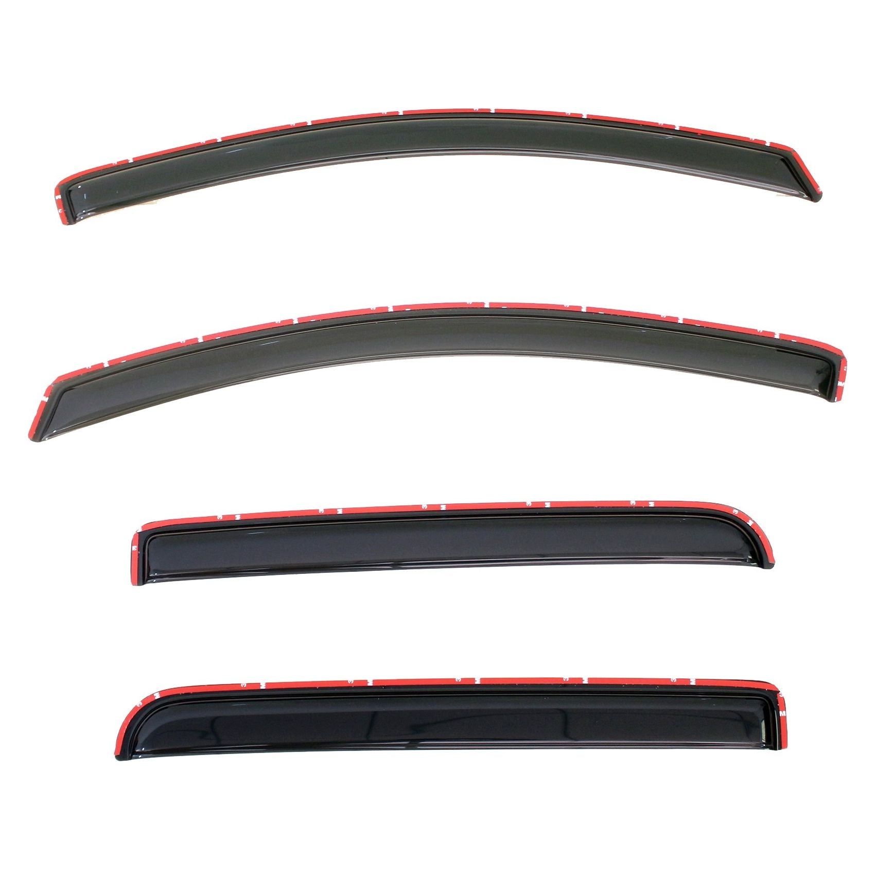 4pcs In Channel Style Sun Rain Window Visors Visor For 194995