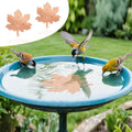 Maple-leaf-shaped Bird Bath Purification Tray