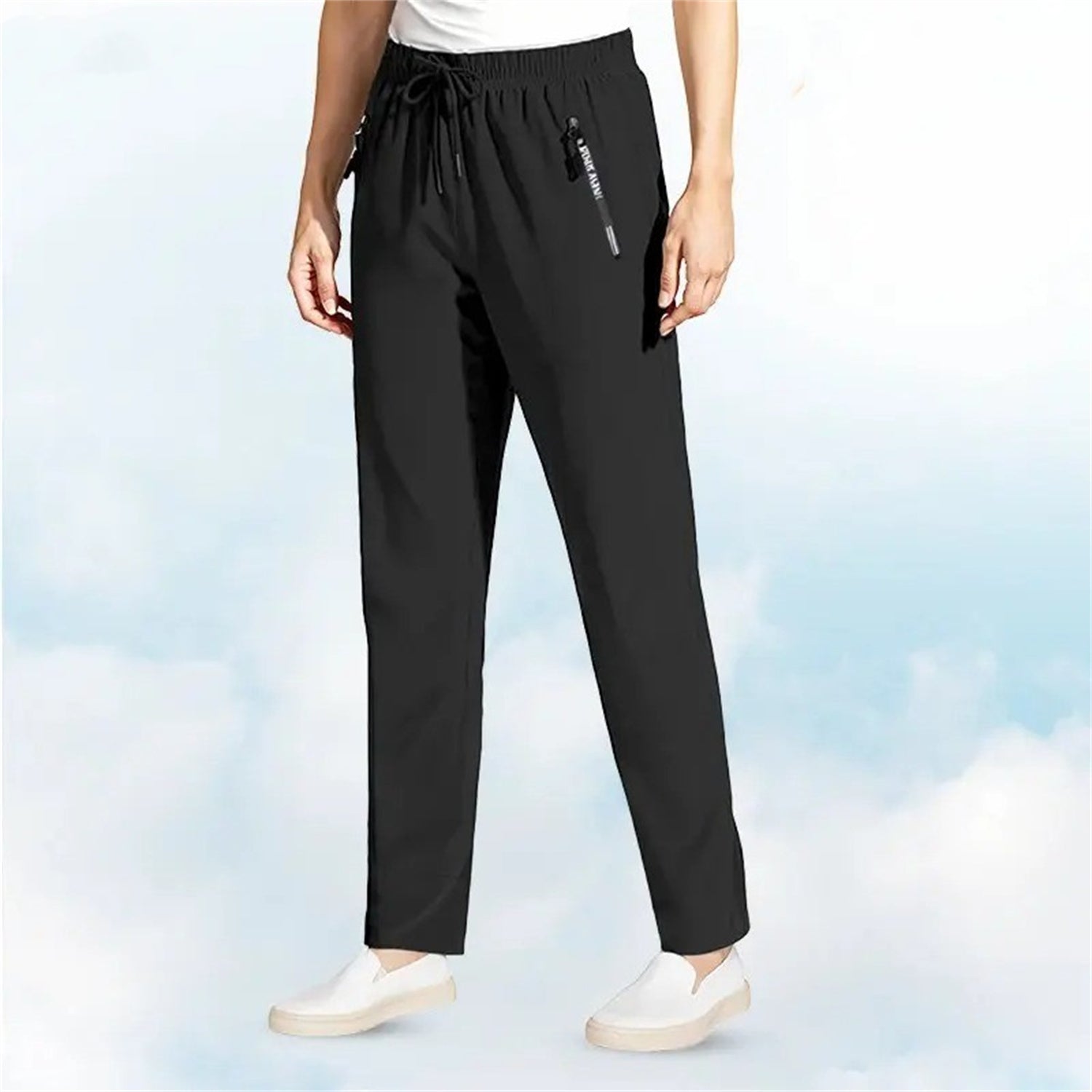 STRAIGHT SHORT StretchActive - Women's Ultra Soft Stretch Perfect Drape Casual Pants