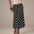 Elegant Stylish And Versatile Polka-dot Sheath Skirt