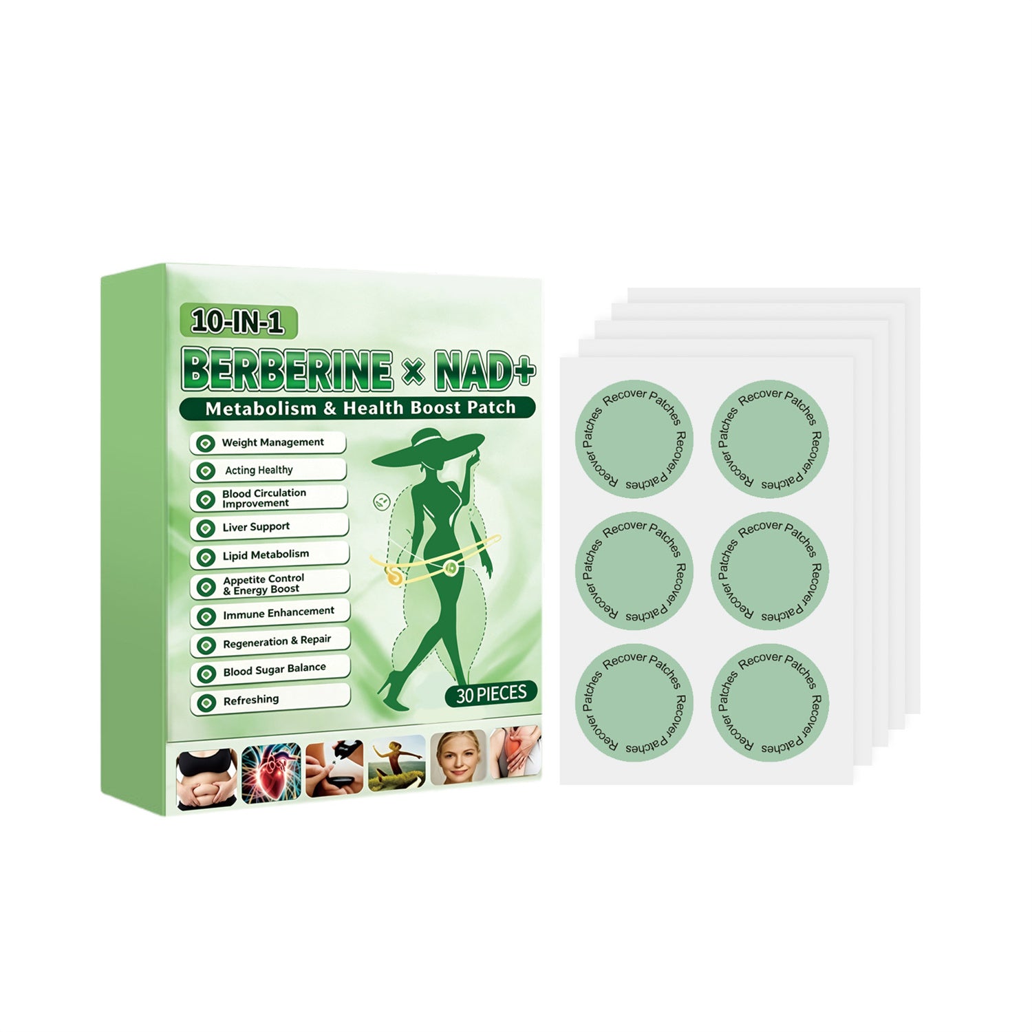 Ten-in-one Metabolic Enhancement Patch