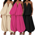 Sleeveless Tube Top And Backless Irregular-edged Casual Two-piece Set