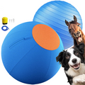 17.7'' Herding Ball For Dogs - Enhanced Chew Resistance & Heavy-Duty Material, Dog Toy Agility Equipment For Australian Shepherds,Collies, Includes 5 Repair Patches