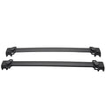 2PCS Roof Rack Cross Bar Crossbar OE Style Aluminum Black