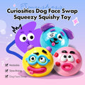 Funny Dog Changing Face Rainbow Pinch Music Slow Rebound Decompression Toy Press Net Celebrity Decompression Artifact