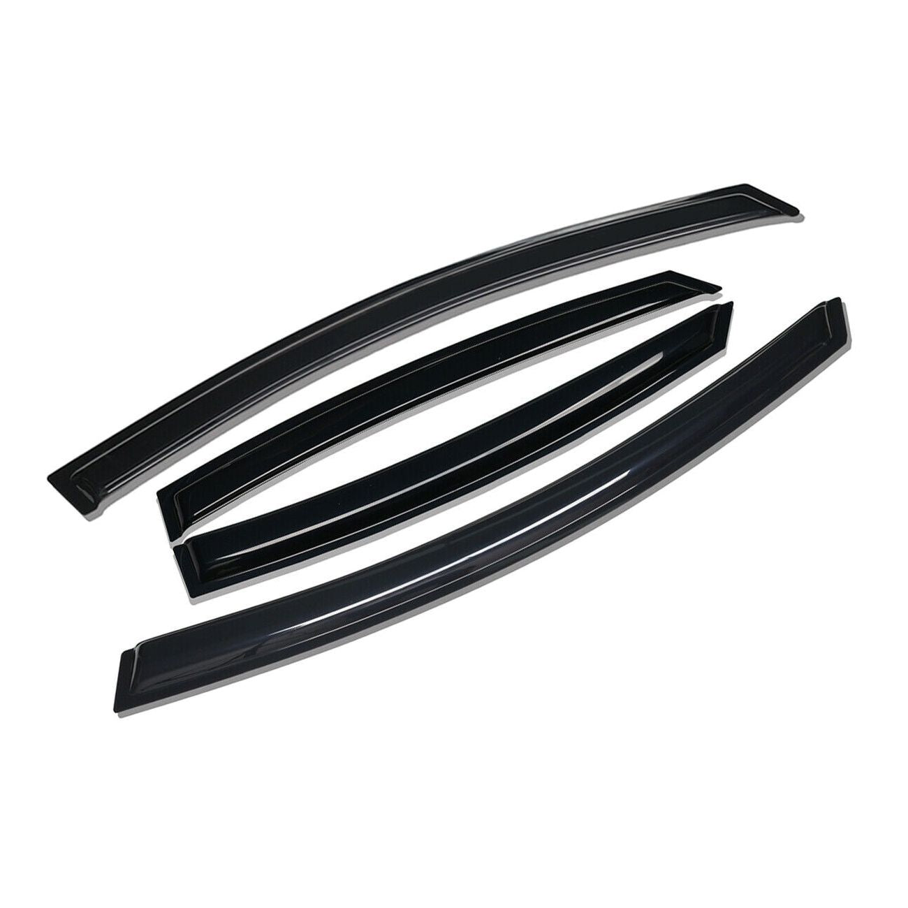4pcs Out Channel Style Sun Rain Window Visors Visor For 94361