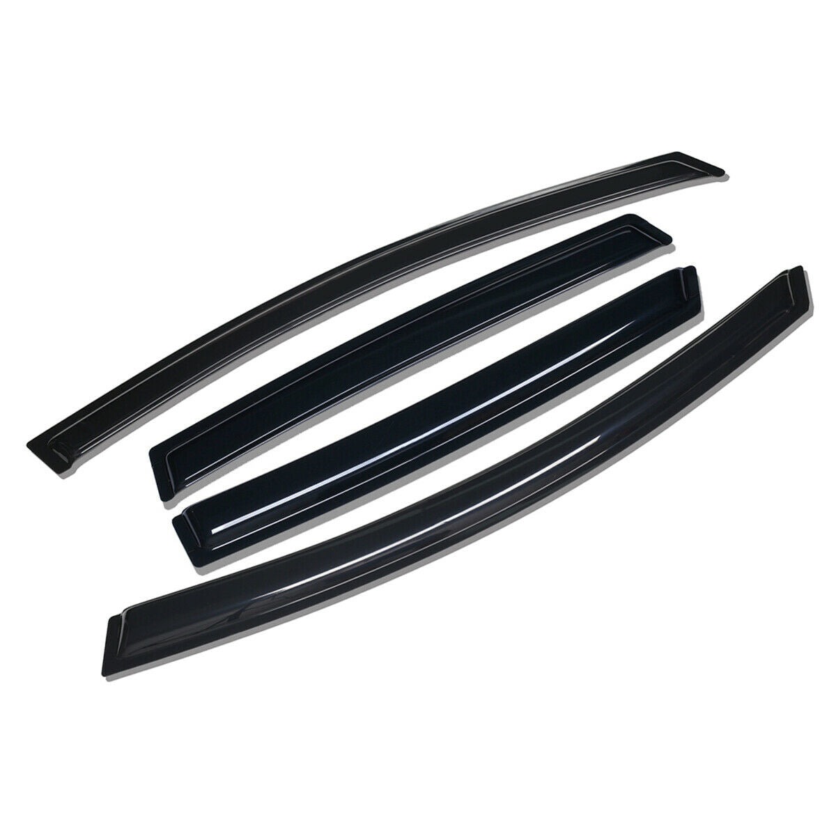 4pcs Out Channel Style Sun Rain Window Visors Visor For 94273