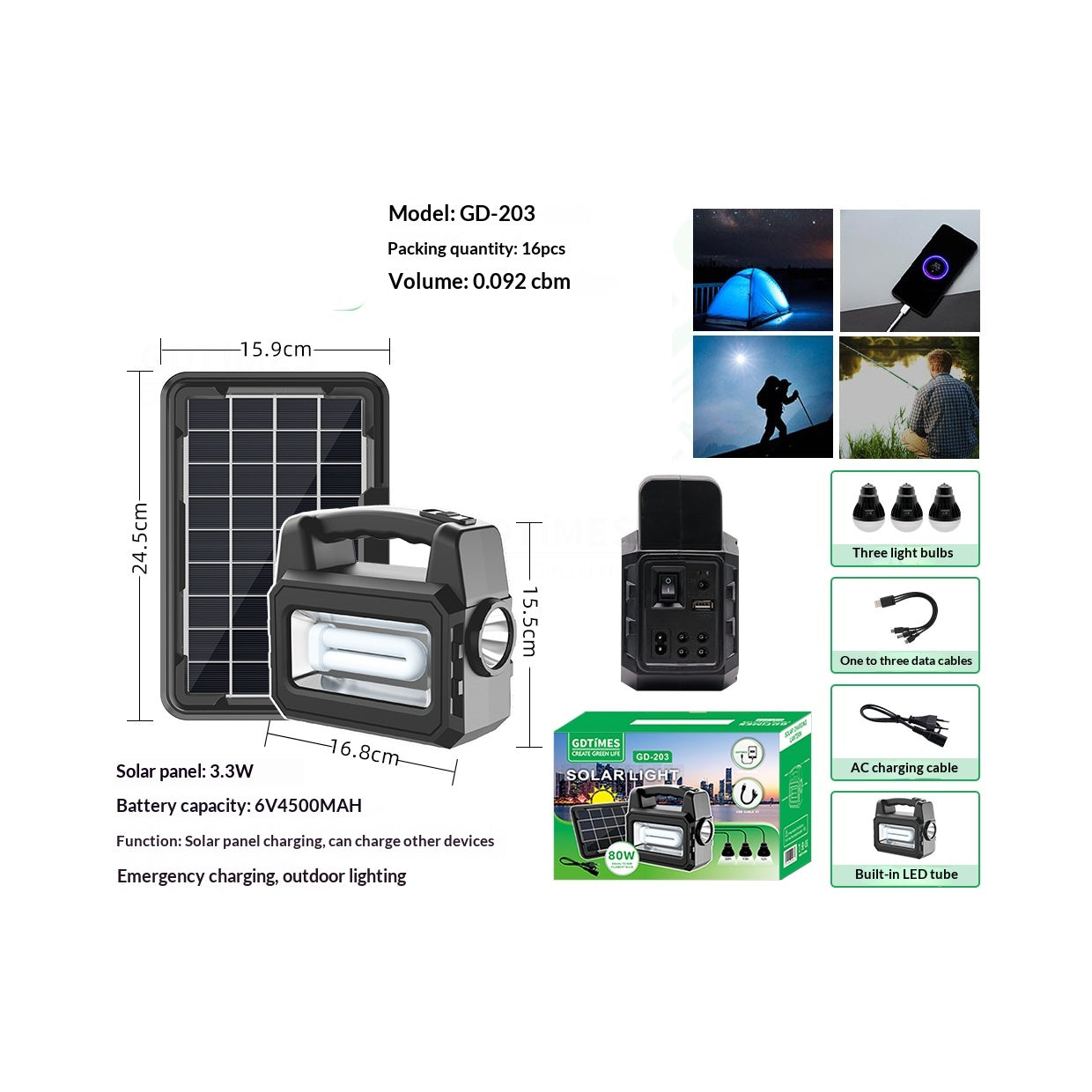 Solar Lamp Set