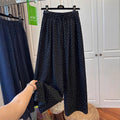 Polka-dot Print Casual Pants