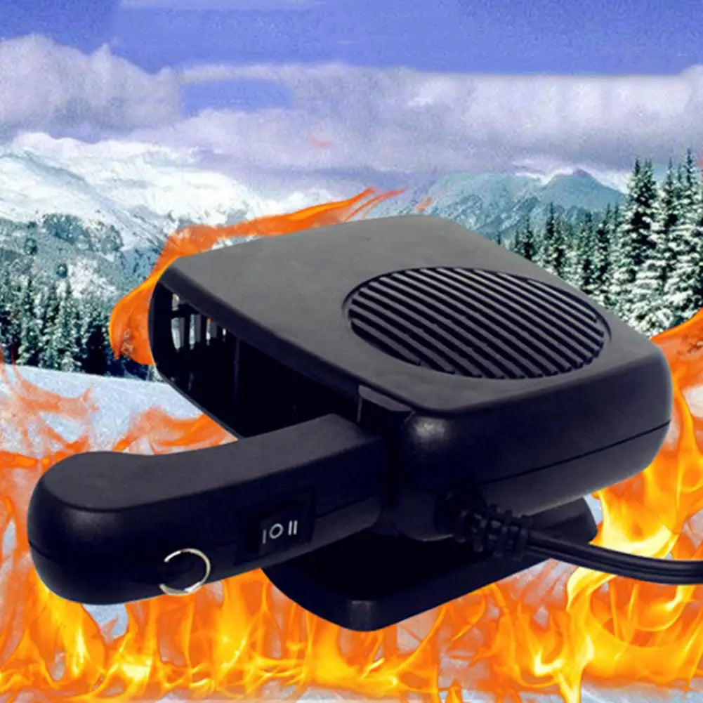 12/24V Winter Portable Car Electric Heater Fan Windshield Defroster Demister