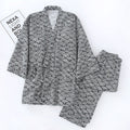 Summer Thin Long-sleeve And Long-pants Kimono