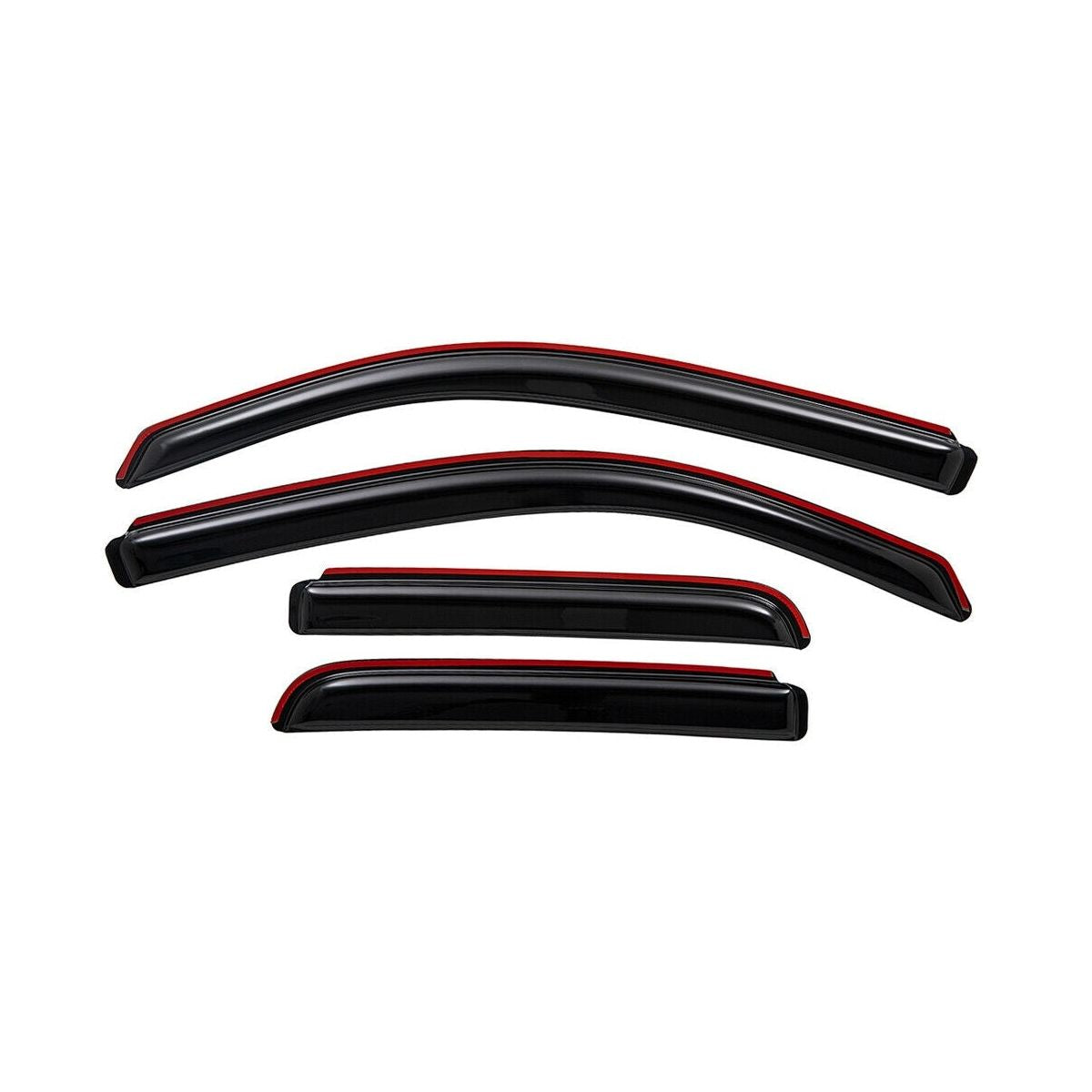 4pcs In Channel Style Sun Rain Window Visors Visor For 194827