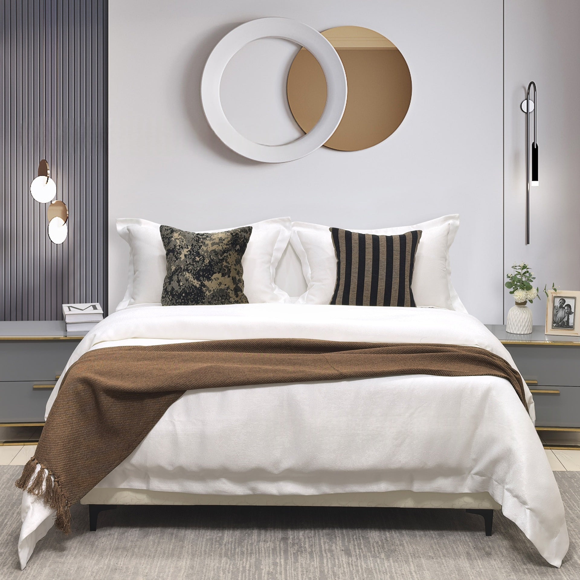 Model Apartment Soft Furnishings Bedding And Furniture Showroom
