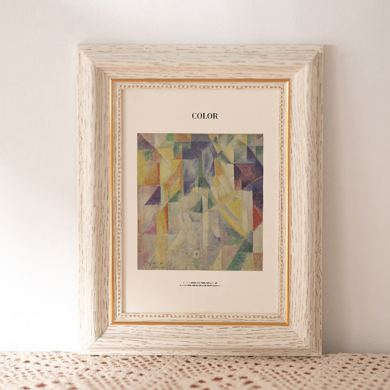 Retro Photo Frame Tabletop Display Classic European Style