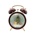 Wholesale Promotion Christmas Party Alarm Clock Music Water Light For Indoor Home Desktop Decoration
