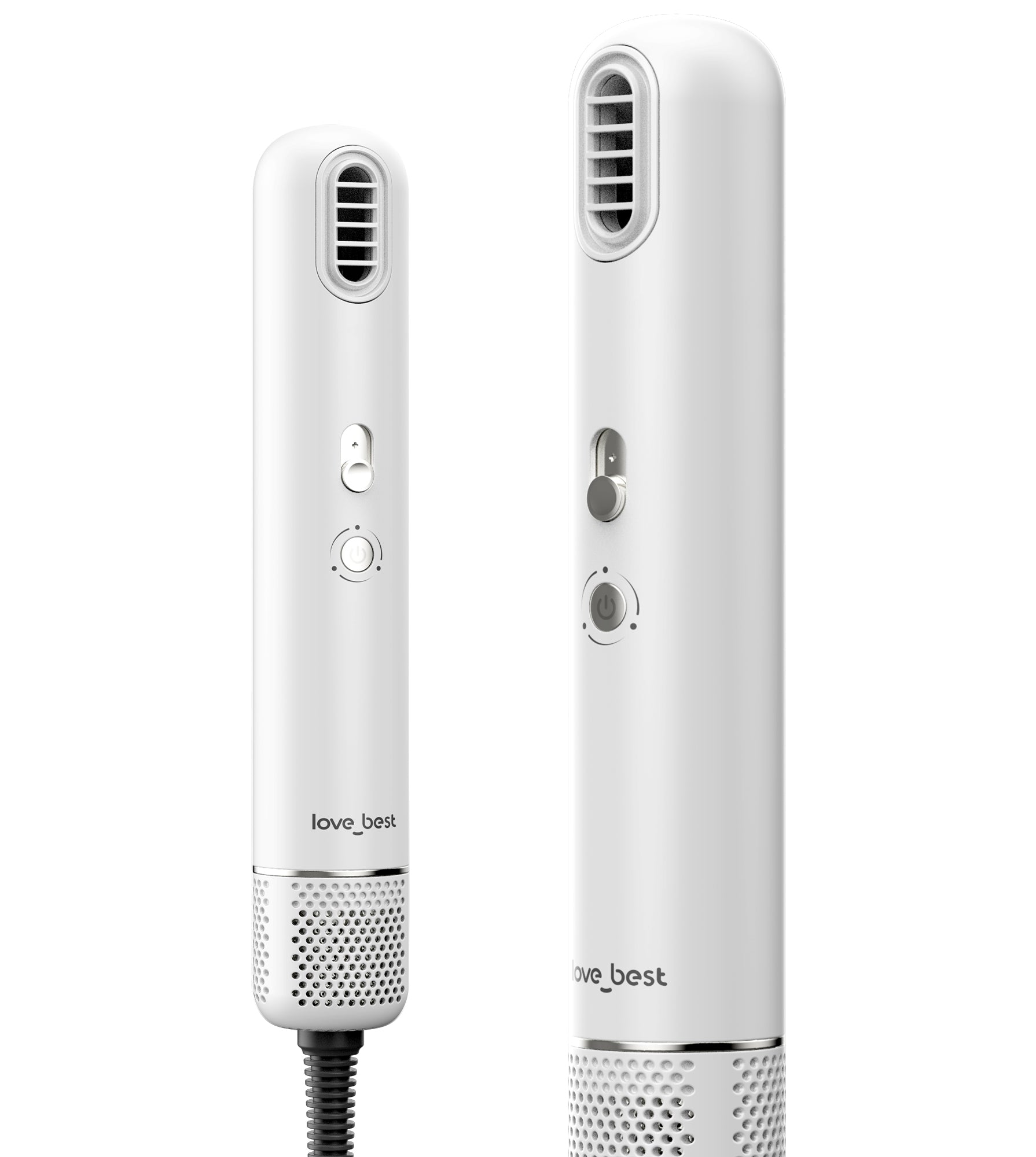 Portable High-Speed Ionic Hair Dryer, 253g Lightweight Compact Blow Dryer With 110,000 RPM Brushless Motor, 1 Billion Negative Ions, Stepless Airflow Control & Gentle Mode, Gray