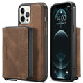 IPhone Zipper Wallet Phone Case Magnetic Split Protective Case