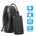 5.5mm 1920P Inspection Camera 5.0MP Wireless Borescope WiFi Snake Camera with 6 LED for iPhone Samsung Android Tablet