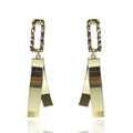 Women's Earrings Geometrical Imagine Stylish European Fashion Oversized Cool Earrings Jewelry Golden For Daily 1 Pair