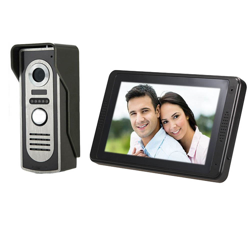 620M11 Wired Alarm Clock / Built in out Speaker / Camera 7 inch Hands-free 800*480 Pixel One to One video doorphone