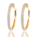 Women's Hoop Earrings Silver Plated Gold Plated Earrings Jewelry Gold / Silver For Wedding Party