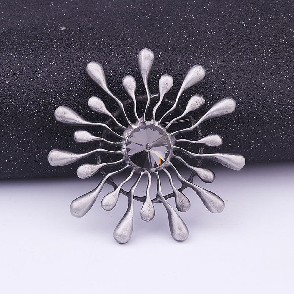Women's Brooches European Brooch Jewelry Grey For Party Festival