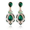 Women's Earrings Vintage Style Love Statement Bohemian Imitation Diamond Earrings Jewelry Fuchsia / Blue / Dark Green For Party Daily Holiday 1 Pair