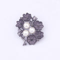Women's Brooches European Imitation Pearl Brooch Jewelry White For Party Festival