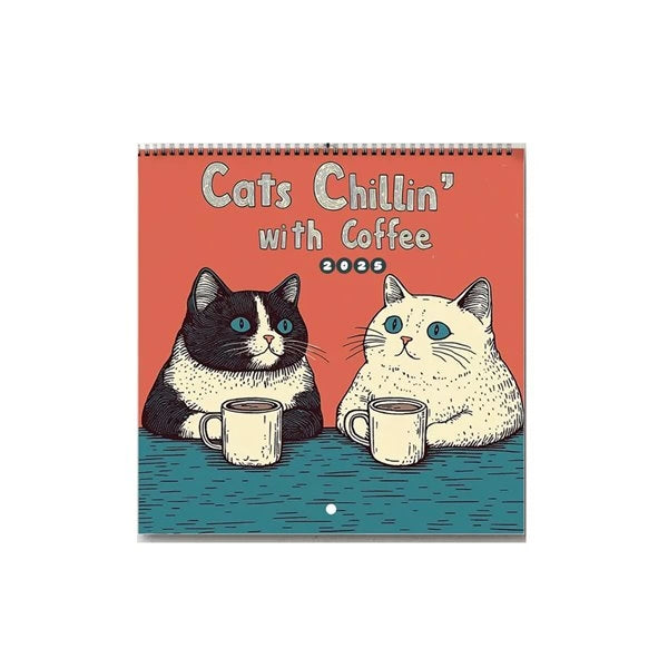 Cat And Coffee Leisure Calendar