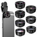 Wide Angle Cell Phone Camera Lens Fish Eye Macro Lens Set