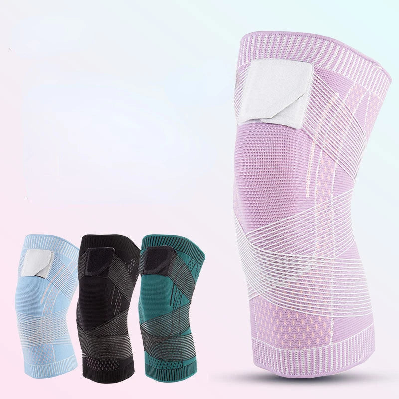 Sports Kneepad Men Women Pressure Elastic Knee Pads Protector Bandage