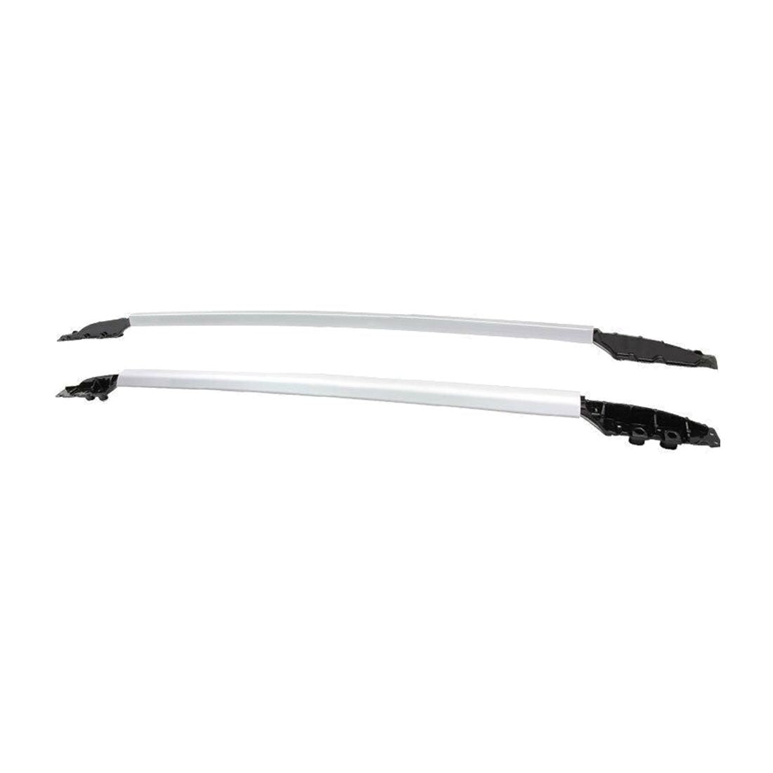 For T Oyota 2018 RAV4 Adventure OE Style 4Dr Roof Rack Side Rail Silver Aluminum