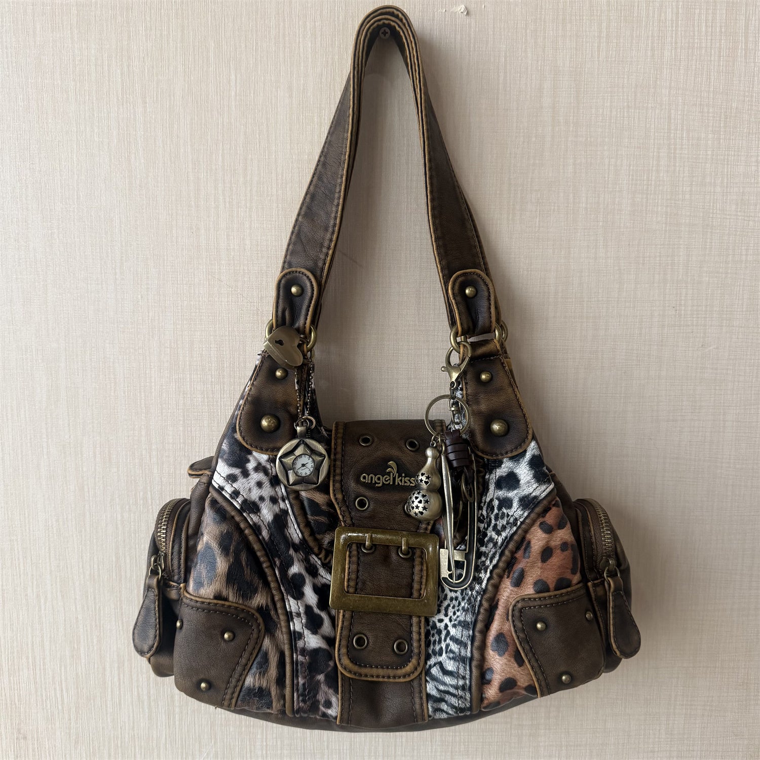 Ins Super Fire Street Diagonal Bag