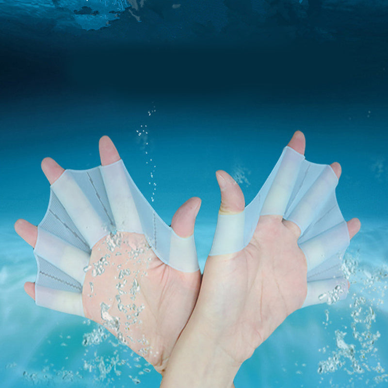 Finger Wear Hand Web Flippers Training Diving Gloves  Accessory