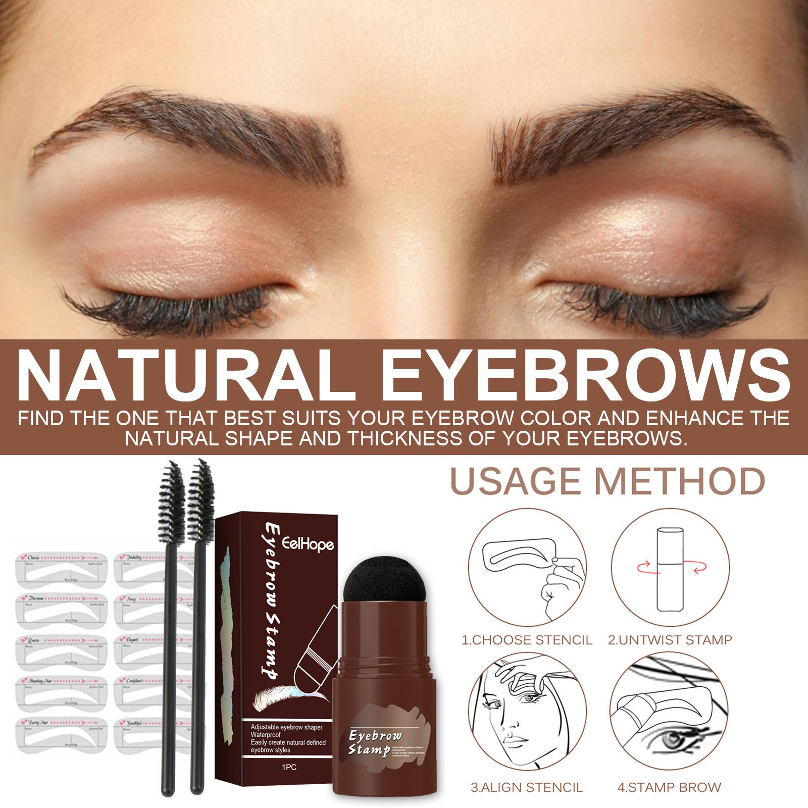 Natural Waterproof Makeup Shadow Set