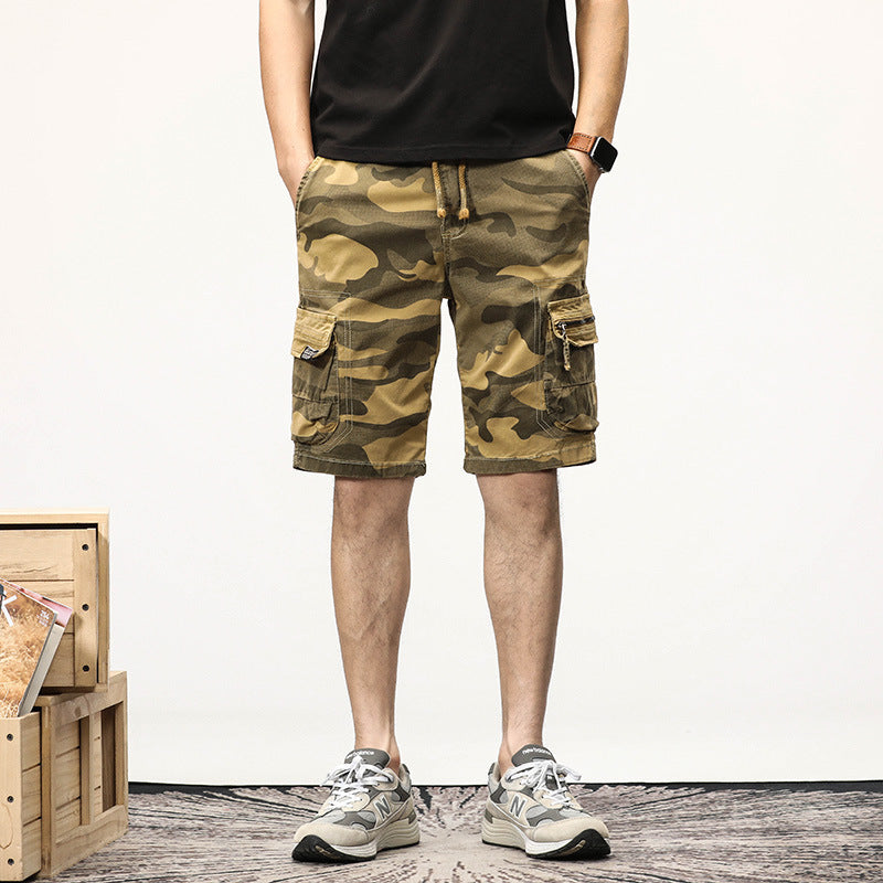 Loose-fitting Plus-size Casual Athletic Shorts