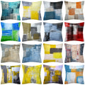 Abstract Oil Painting Geometry Cases Modern Abstract Art Pillows
