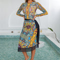 Summer Quick Drying Breathable Floral Skirt