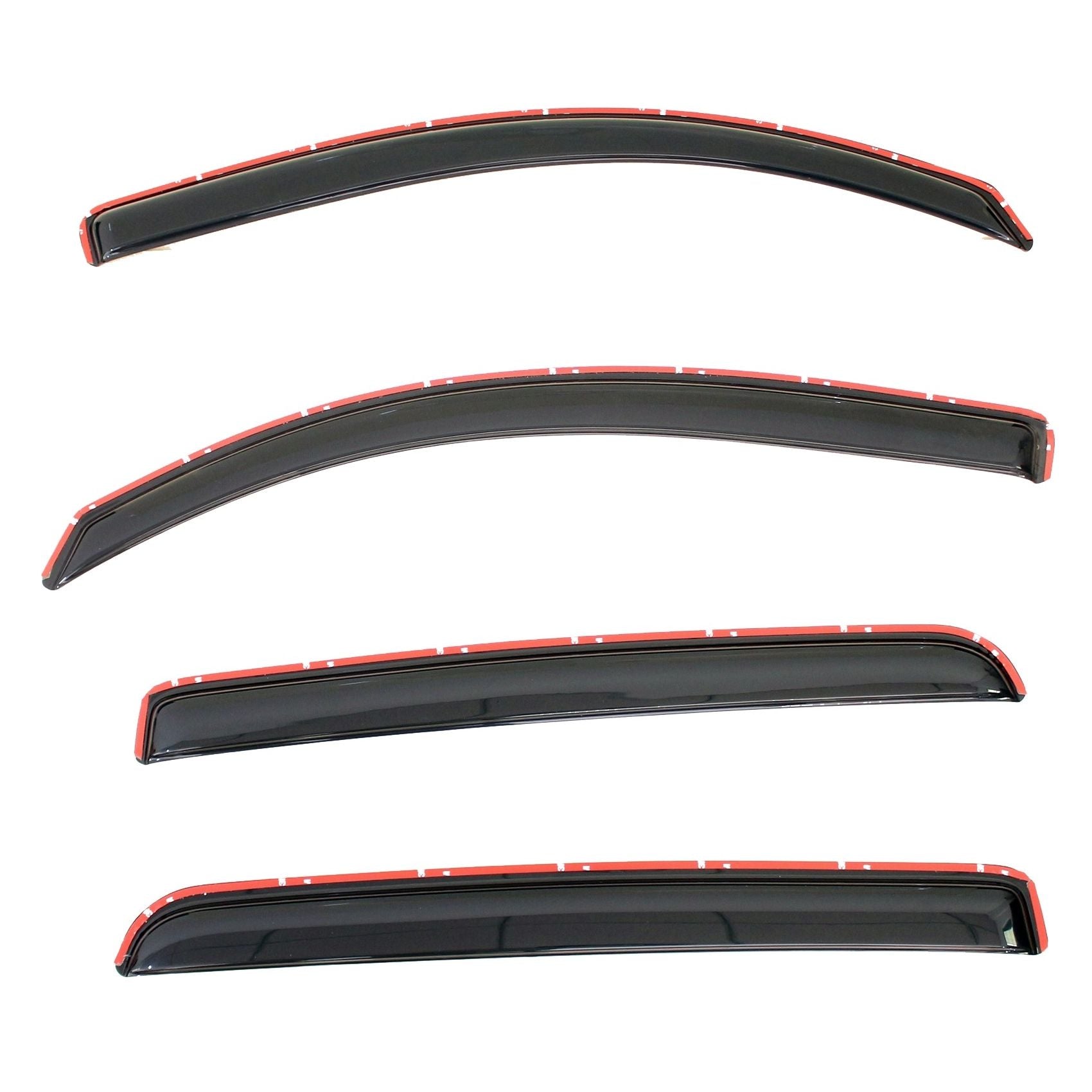 4pcs In Channel Style Sun Rain Window Visors Visor For 194768