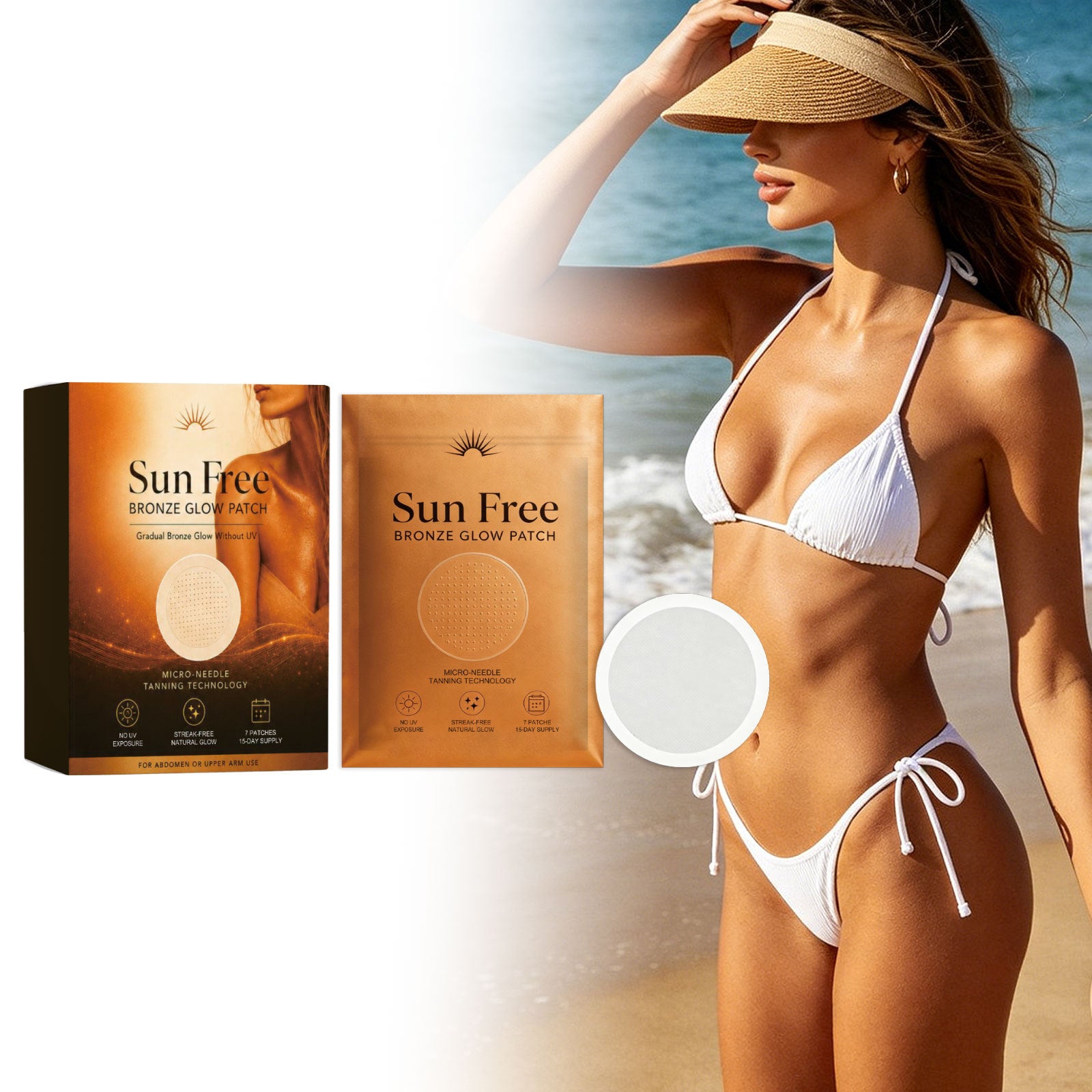 Sunless Tanning Stickers
