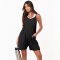 Womens Jumpsuit Fashionable Apparel Lace Pockets