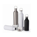 Stainless Steel Thermos Mug Outdoor Portable Sports Handle Water Bottle