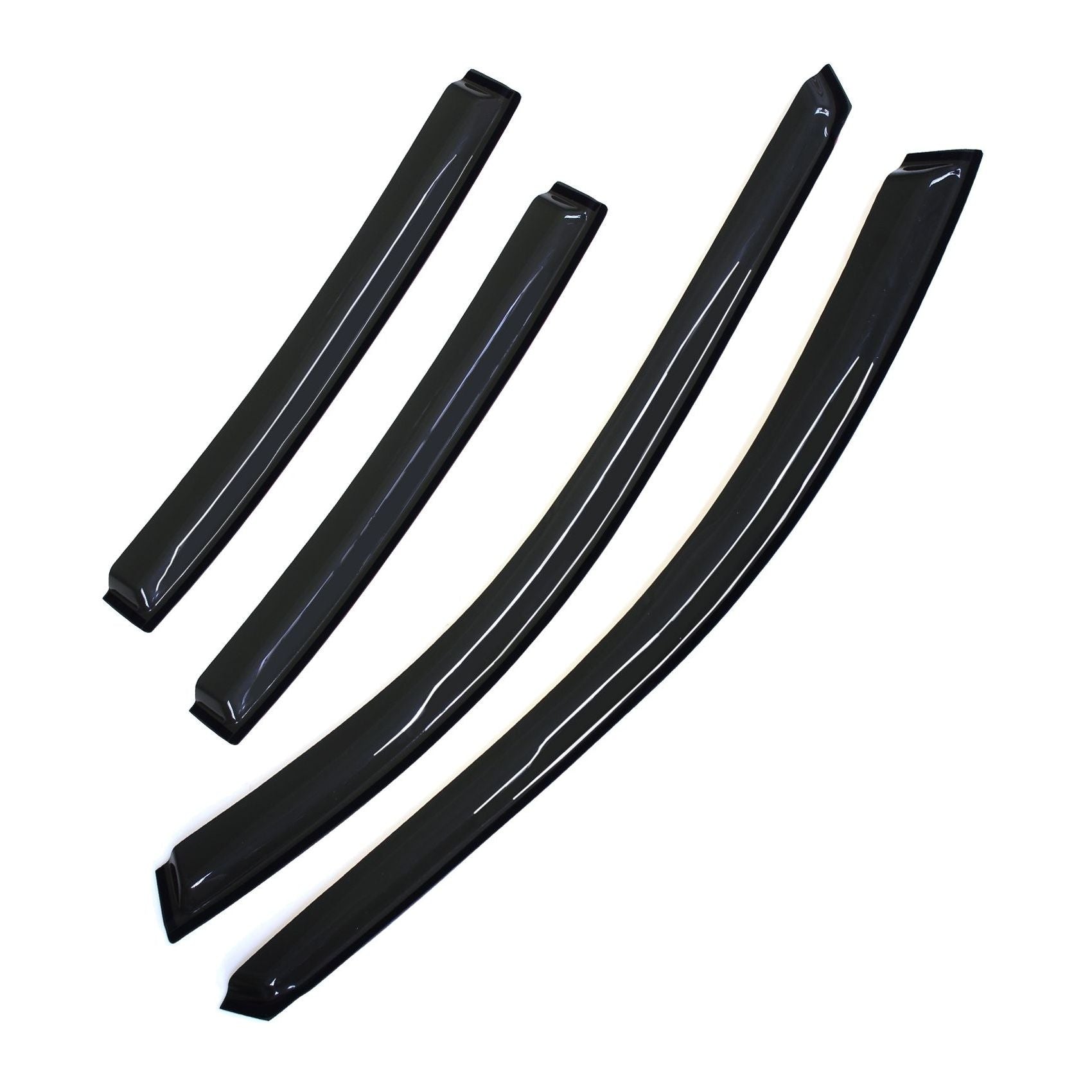 4pcs Out Channel Style Sun Rain Window Visors Visor For 94057