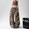 High-waisted Relaxed-fit Wide-leg Pants For Tall Women Casual Trousers