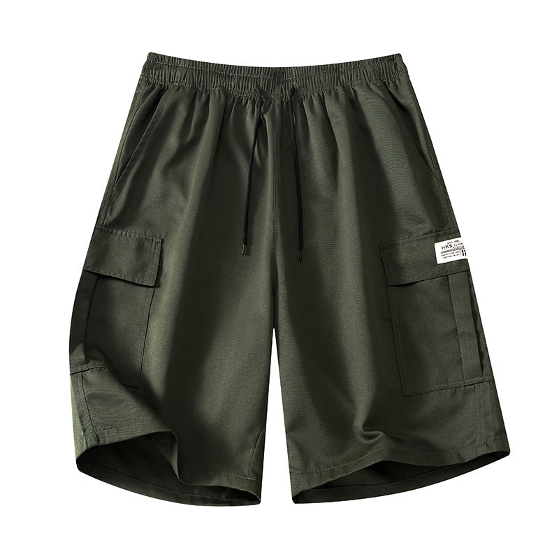 Loose-fitting Plus-size Capri Pants Sporty Casual Running Shorts
