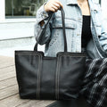 Sophisticated Soft Cowhide Tote Bag