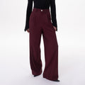 High-waisted Straight-leg Casual Pants For Women