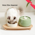 Ceramic Automatic Recirculating Filter Water Dispenser Cat Bowl
